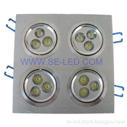12W Square Long Lifespan CE FCC ROHS LED Ceiling Light